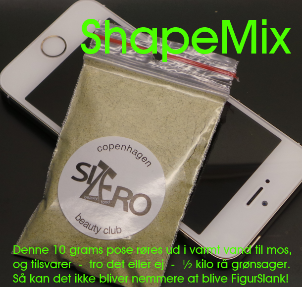 1 pose ShapeMix indeholder 250 gram grønsager